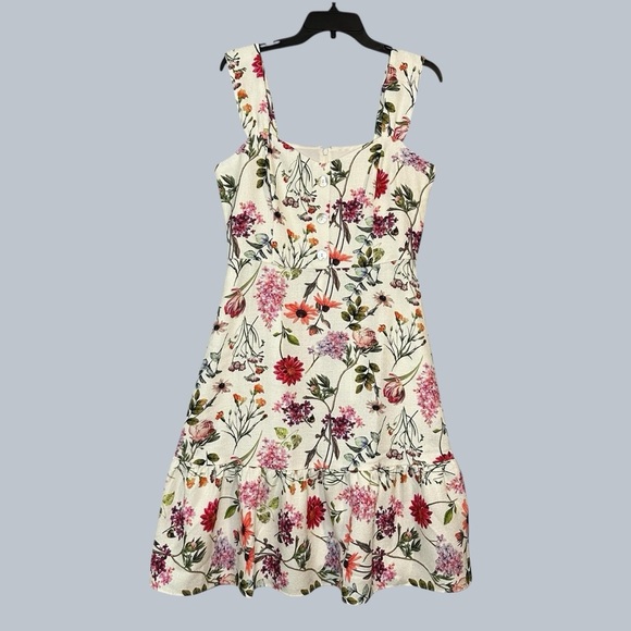 Eliza J Dresses & Skirts - Eliza J Ivory Floral Print Mini Dress. Sz: 10
